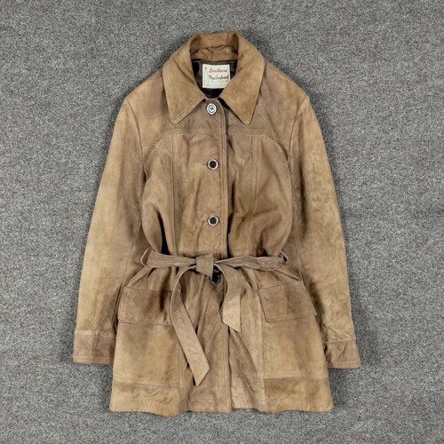 Vintage camel brown suede - vintage,