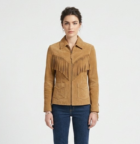 Women camel suede fringe - women’s,