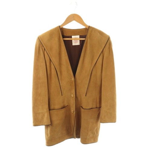 Loewe camel suede jacket - suede,