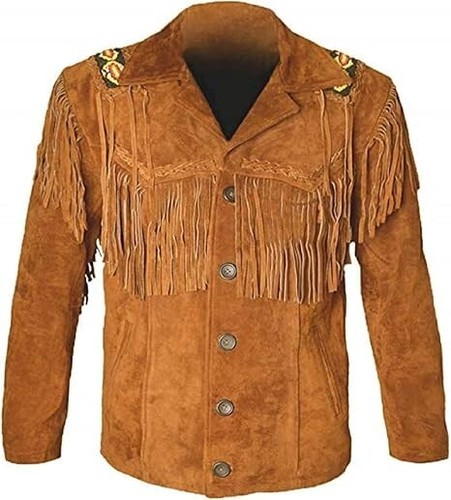 Men western suede leather - men's,