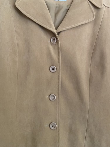 Faux suede jacket light - faux,