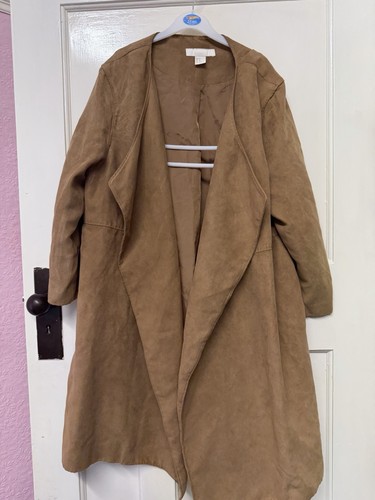Faux suede jacket womens - faux,