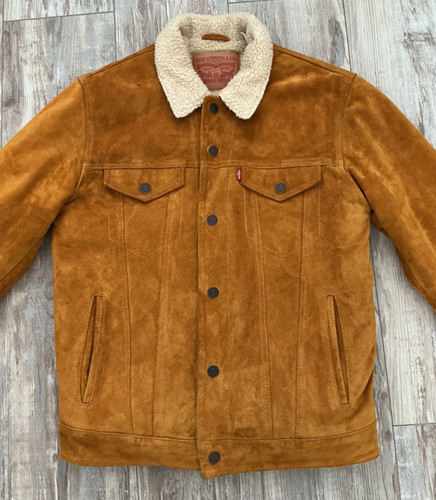Levi sherpa suede leather - suede,