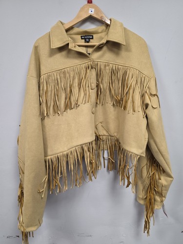 Prettylittlething camel faux - camel,