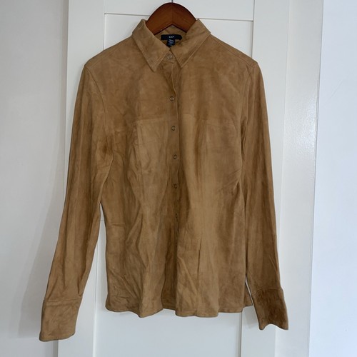 Vintage gap tan suede leather - vintage,