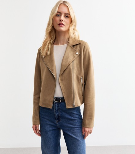New look camel faux suede - camel,