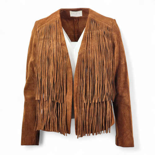 Sandro paris camel fringe - paris,