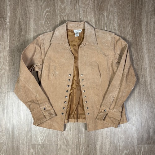 Coldwater creek suede leather - coldwater,