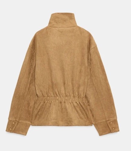 Zara camel faux suede - faux,