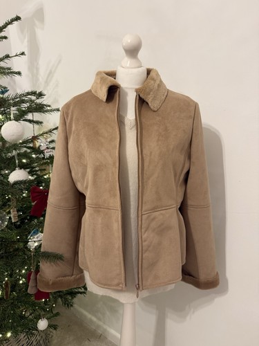 Faux suede camel - suede,