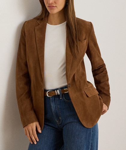 Camel brown suede leather - camel,