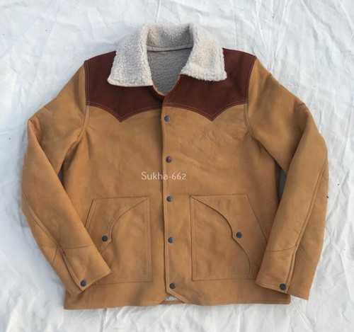 Men suede western - suede,