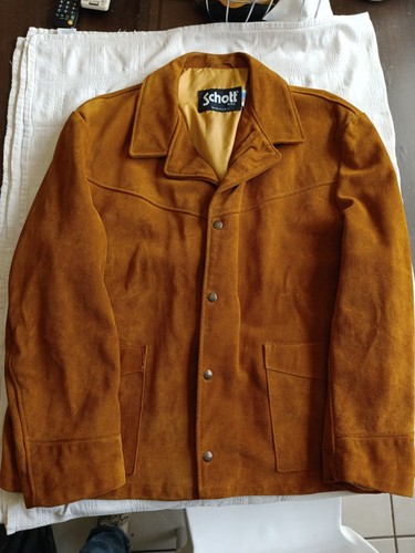 Vintage schott suede leather - vintage,