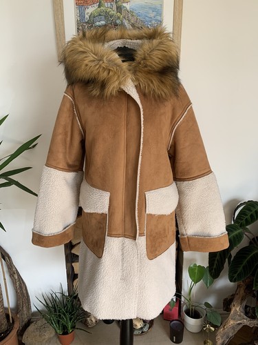 Zara camel faux - camel, suede