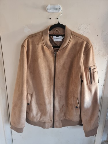 Topman camel faux - faux, bomber