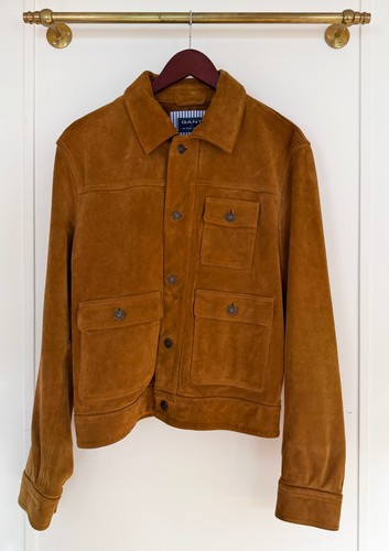Gant heavy suede jacket - suede,