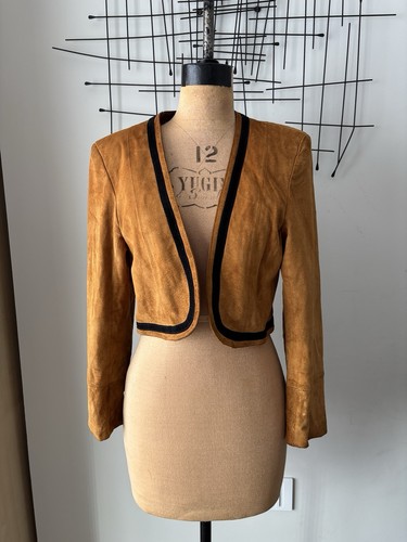 Vintage suede real leather - real,