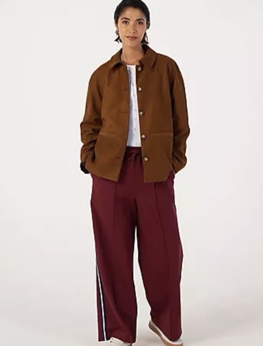 Ben lisi button front faux - button,