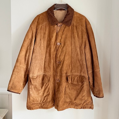 Vintage suede chore jacket - suede,